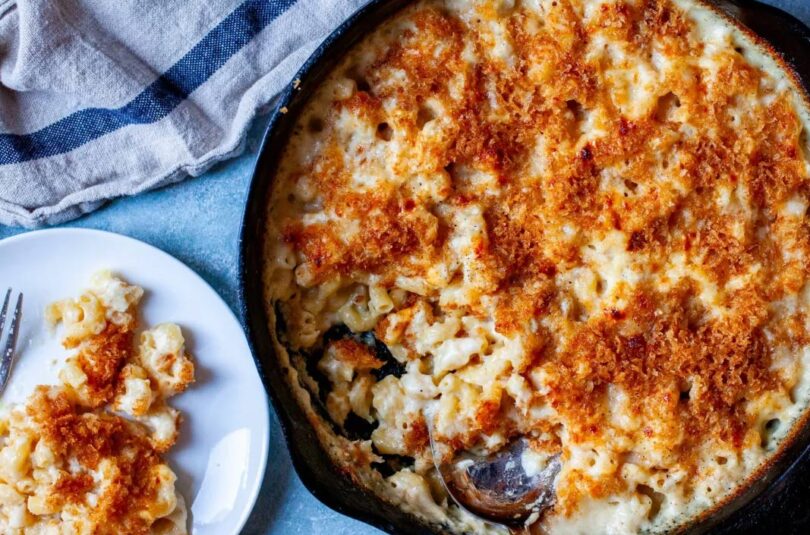 skillet-baked-mac-and-cheese-10-scaled Macaroni & CHeese
